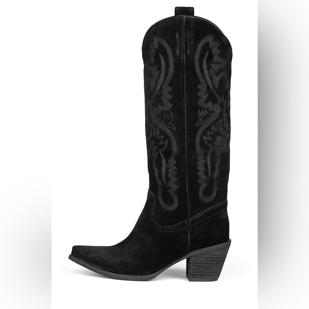 Jeffrey Campbell Rancher-K Suede Western Knee-High